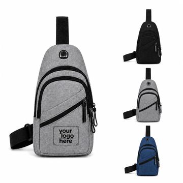 Waterproof Oxford Polyester Crossbody Sling Bag