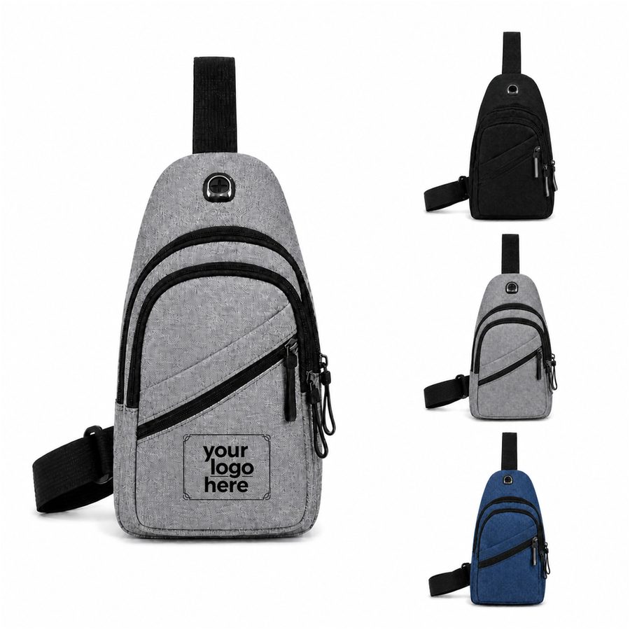 Waterproof Oxford Polyester Crossbody Sling Bag
