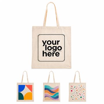 Cotton Canvas Convention Tote With Shoulder Handles
