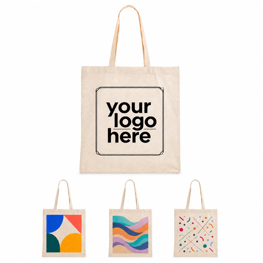 Cotton Canvas Convention Tote With Shoulder Handles
