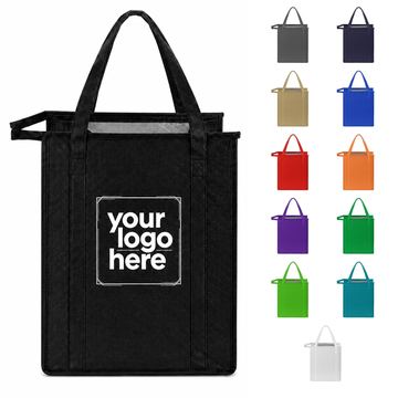 Foil-Lined Nonwoven Grocery Cooler Tote