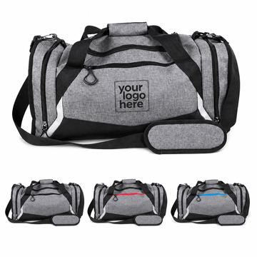 Ventilated Travel Duffel Bag With Shoe Compartment