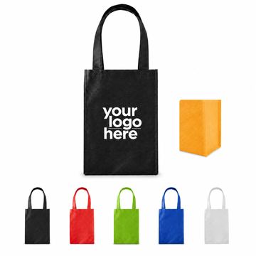 Compact Gusseted Nonwoven Polypropylene Tote Bag
