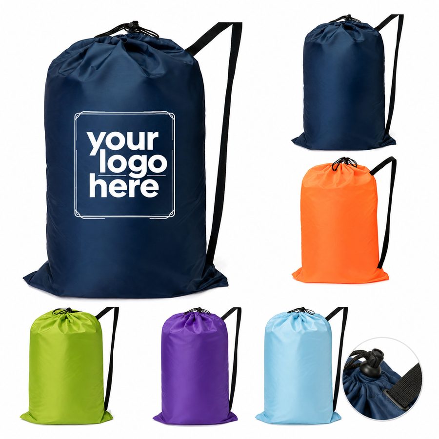 Extra-Large Polyester Drawstring Laundry Bag