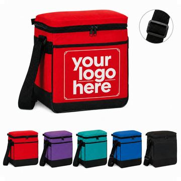 Twelve-Can Nylon Insulated Shoulder Cooler