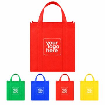 Flat-Base Nonwoven Shopping Tote