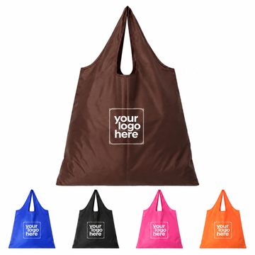 Fold-Flat Oxford Cloth Grocery Tote