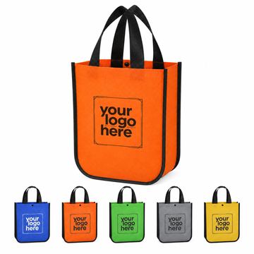 Rounded-Corner Laminated Nonwoven Shopping Tote