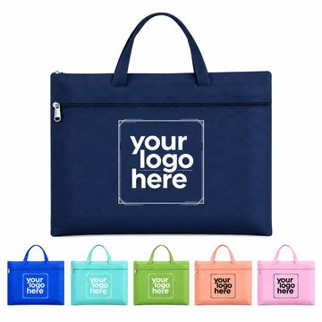 Rectangular Document Carry Bag With Two Handles