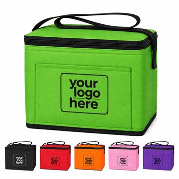 Box-Shaped Polyester Insulated Lunch Cooler
