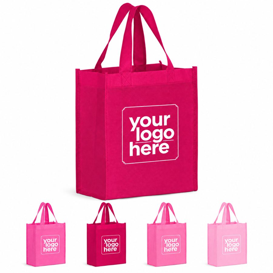 Gusseted Open-Top Nonwoven Polypropylene Tote