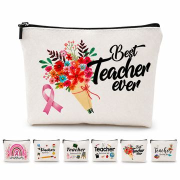 Pink Ribbon Cosmetic Storage Pouch