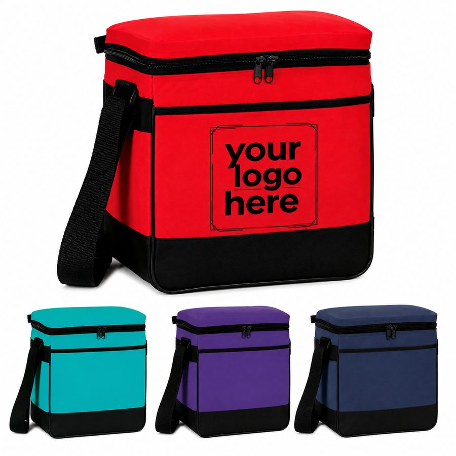 Twelve-Can Insulated Shoulder Cooler Bag