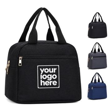 Lunch Bag With Front Zipper Compartment