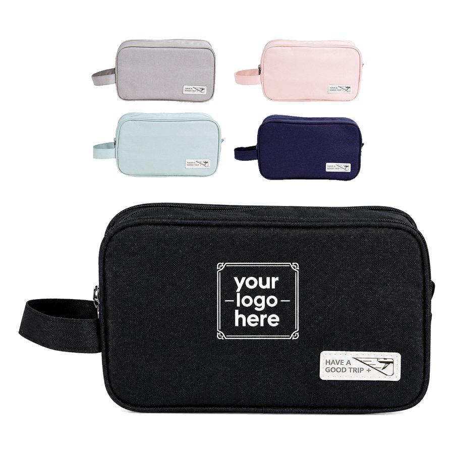 Three-Compartment Travel Toiletry Organizer