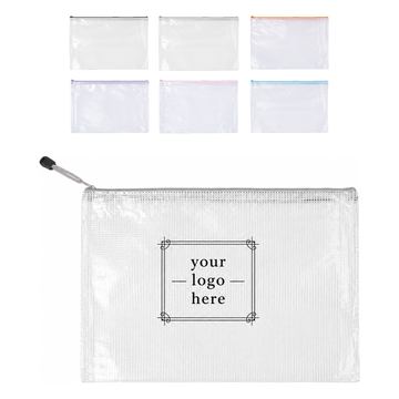Transparent Polyvinyl Chloride Document Storage Bag