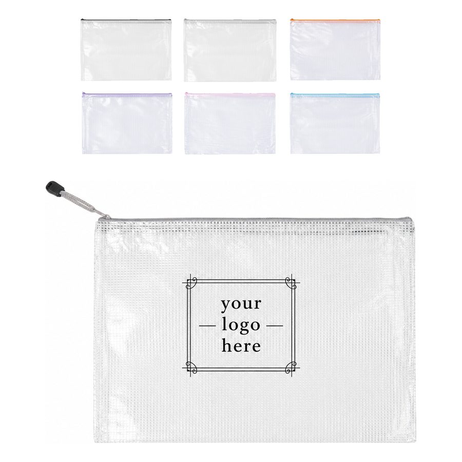 Transparent Polyvinyl Chloride Document Storage Bag