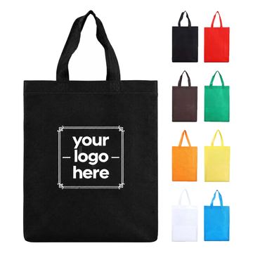 Vertical Non-Woven Reusable Tote Gift Bag