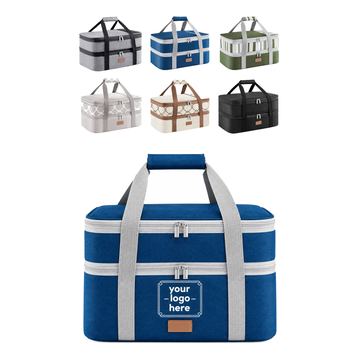 Double-Layer Insulated Food And Drink Bag