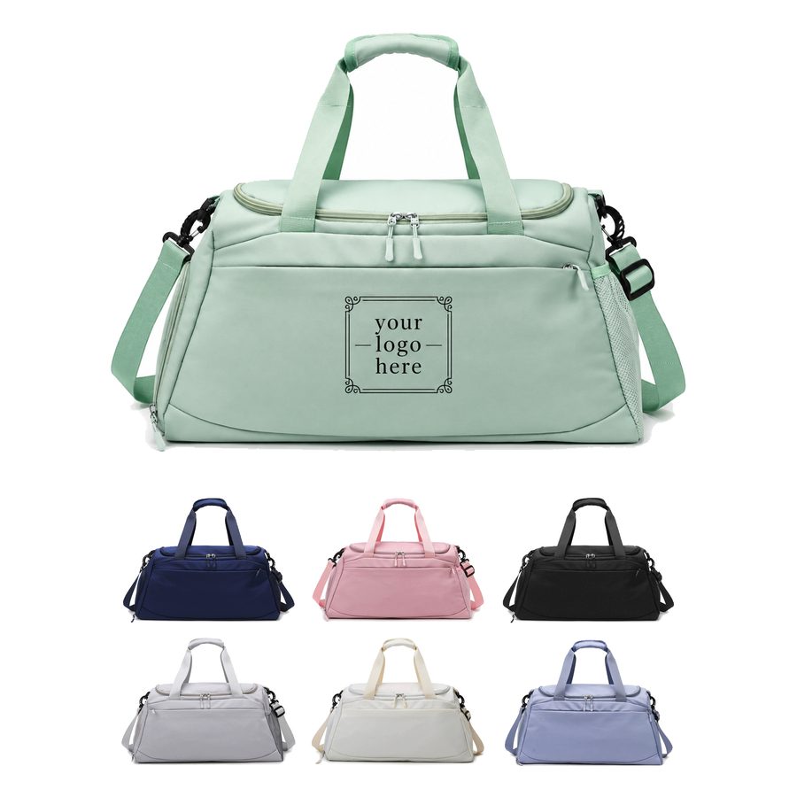 Travel Bag With Shoe Compartment And Dry-Wet Separation