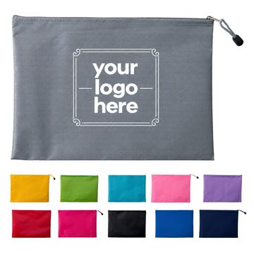 Waterproof Oxford Cloth Document Bag With Hexagon Texture