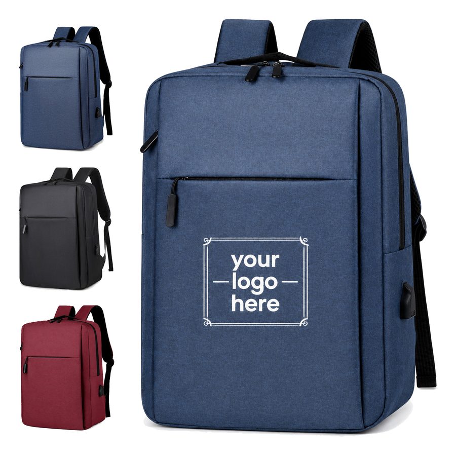 Water-Repellent Oxford Fabric Laptop Backpack