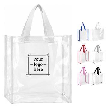 Clear Tote Bag With Reinforced Handles