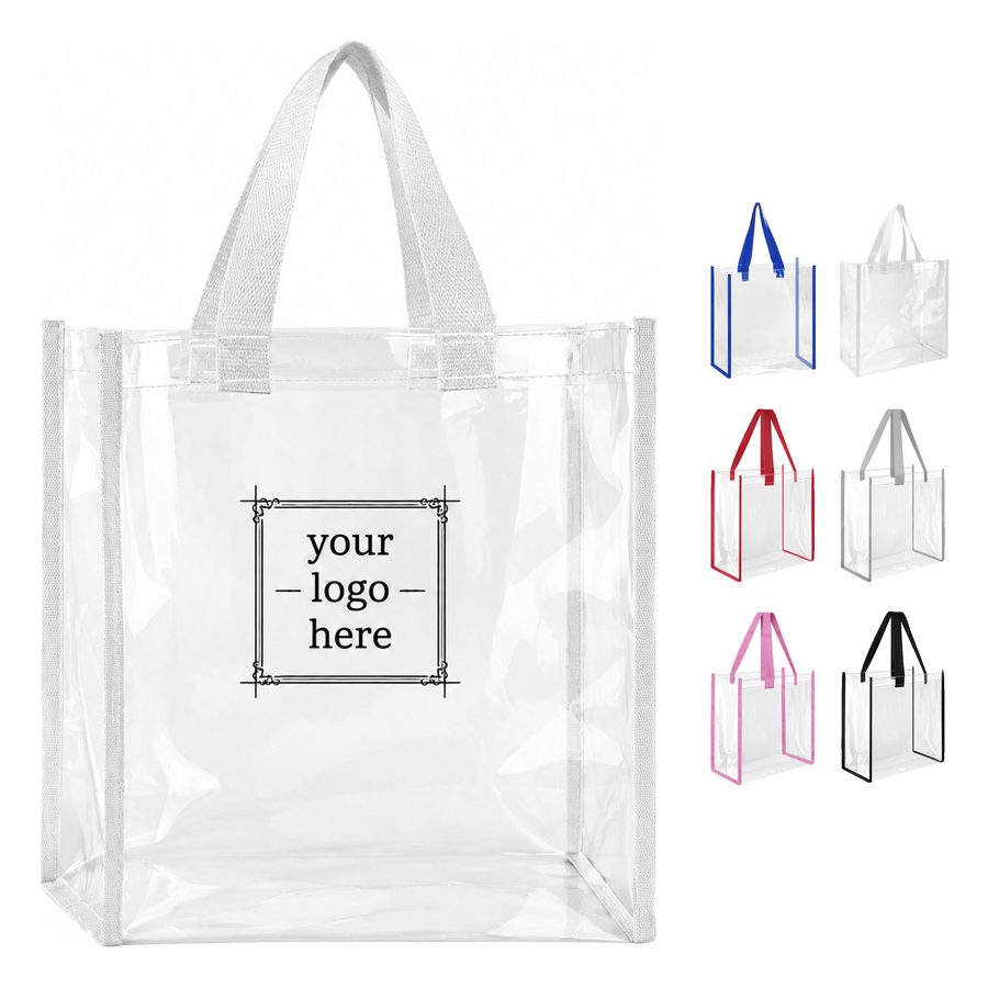 Clear Tote Bag With Reinforced Handles