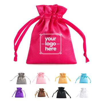 Satin Drawstring Gift Pouch
