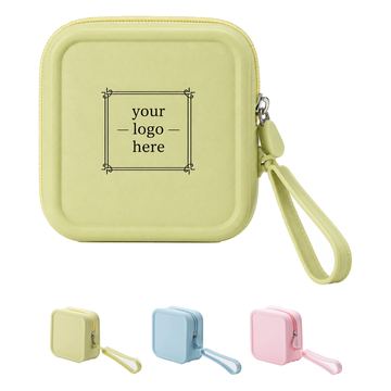 Square Silicone Makeup And Toiletry Bag With Carry Handle