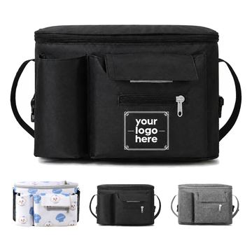 Stroller Organizer Bag With Detachable Mesh Pocket