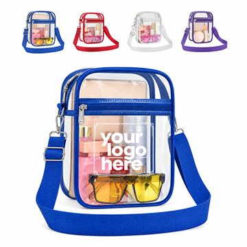 Clear Crossbody Bag With Removable Strap