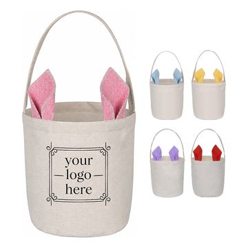 Rabbit-Ear Canvas Tote Bag