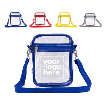 Clear Waterproof Crossbody Purse With Front Pocket