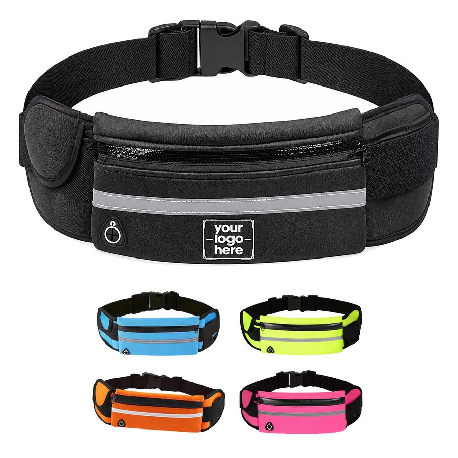 Adjustable Reflective Polyester Waist Pack
