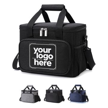 Padded-Handle Lunch Bag With Adjustable Shoulder Strap