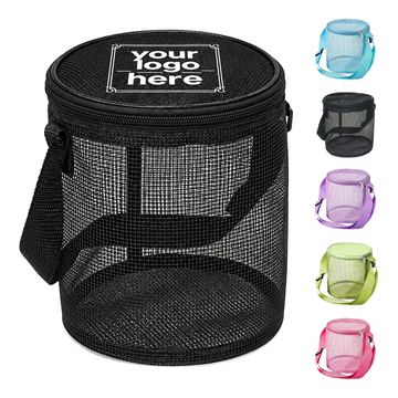 Round Nylon Mesh Beach Bag