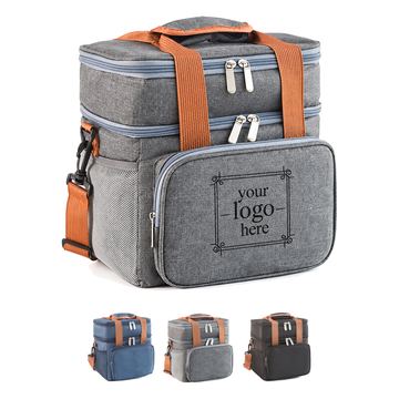 Two-Compartment Insulated Lunch Tote