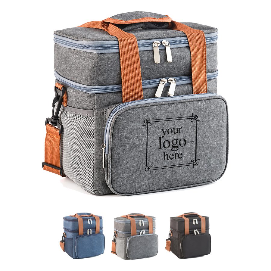 Two-Compartment Insulated Lunch Tote