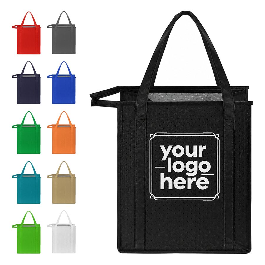 Insulated Food Delivery Bag With Foil Lining