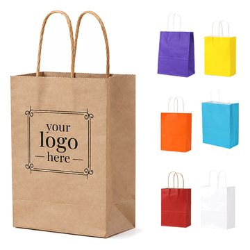 Kraft Paper Gift Bag For Parties