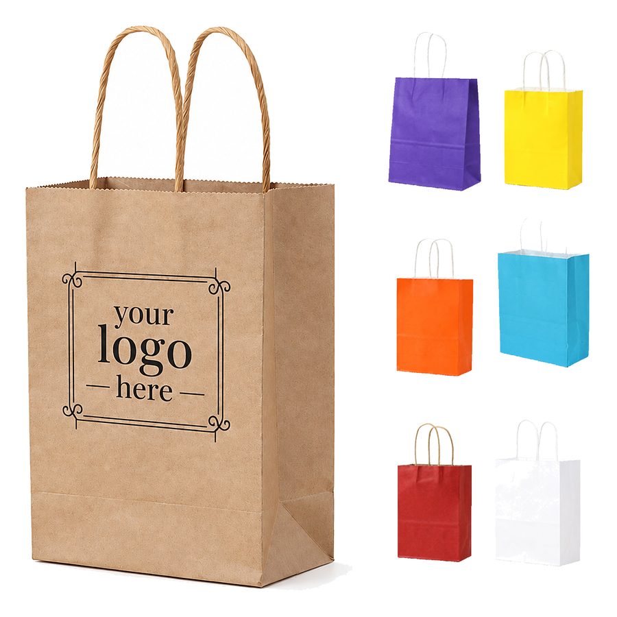 Kraft Paper Gift Bag For Parties