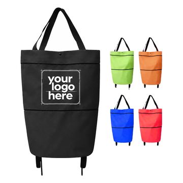 Foldable Rolling Grocery Tote