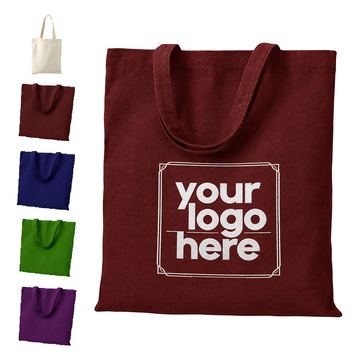 Hand-Stitched Polyester-Cotton Tote Bag