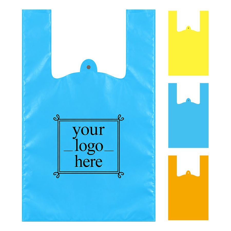 Sturdy T-Shirt-Style Shopping Bag