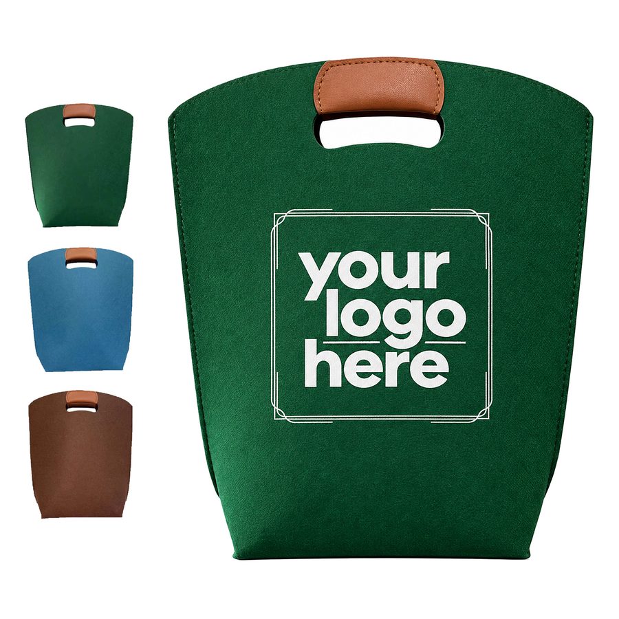 Upright Felt Tote Bag