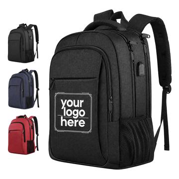 Water-Resistant Polyester Travel Laptop Backpack
