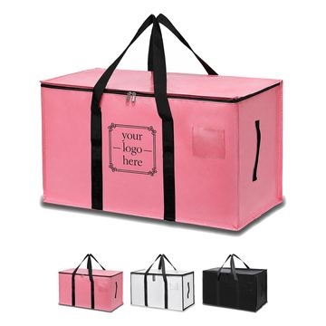 Extra-Large Foldable Storage Bag With Reinforced Handles