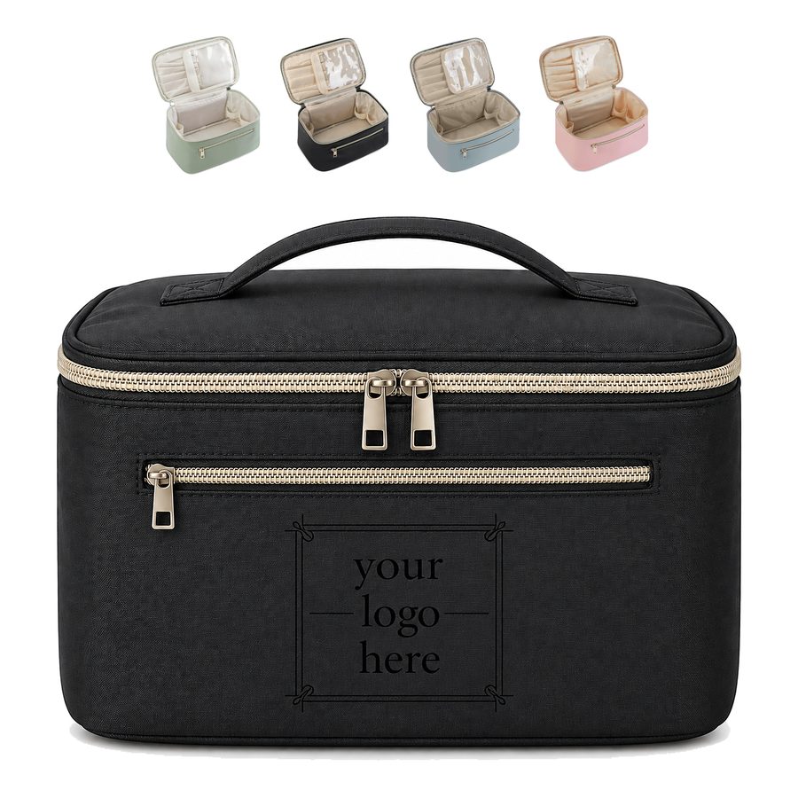 Water-Resistant Travel Cosmetic Organizer Bag