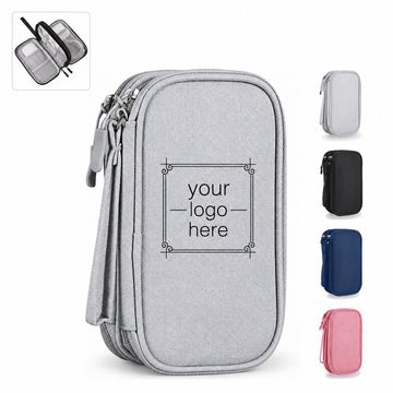 Jacquard Electronics Organizer Bag With Wrist Strap